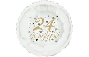 24. narozeniny balónek kruh