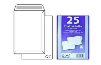 Dopisní obálka C4 T-C4/90SK/P/25 samolepící