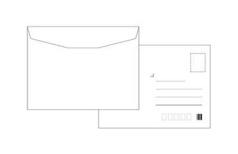 Dopisní obálka C6 s linkou vnitřní tisk K-C6/80IDLZ/P olizová
