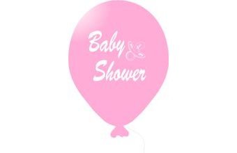 Baby Shower balónek světle růžový holka