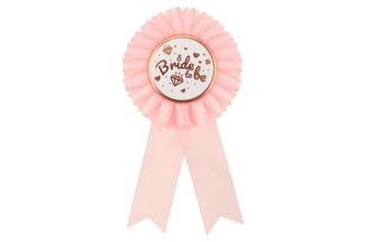 Brož pro budoucí nevěstu - Bride To Be - růžová