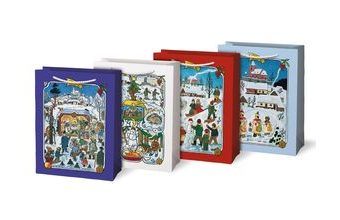 taška vánoční M LADA mix č.1 (190x250x90) 5251262