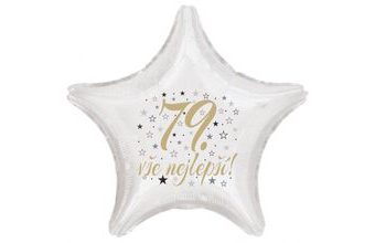 79. narozeniny balónek hvězda