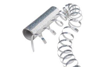 Serpentýny holografické stříbrné 4 m