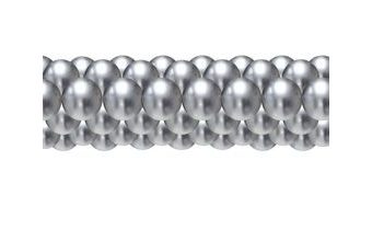 Balónková girlanda chrom stříbrná 3 m