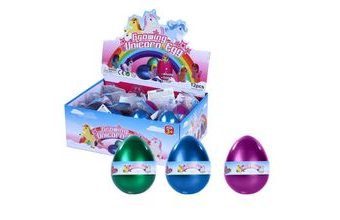 Jednorožec maxi rostoucí ve vejci