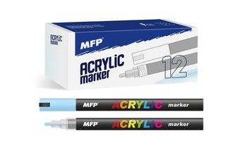 akrylový popisovač 4mm - modrý světlý 6410829