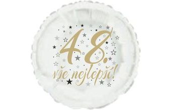 48. narozeniny balónek kruh