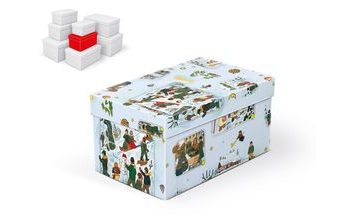 krabice dárková vánoční B-V005-CL 20x12x10cm 5370764