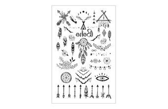 Tetovací obtisky 16011 8,5 x 13 cm, boho