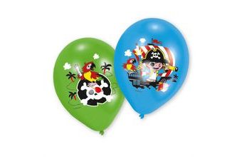 Piráti balónky 6 ks 27,5 cm