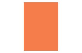 Barevný papír A3/100listů/80g, oranžový, EKO