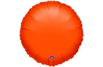 Balónek kruh Orange Metallic