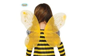Dětské křídla včelka žluté, 44X35 cm