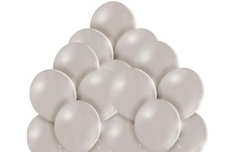 Balónky světlé šedé 440 - 50 kusů