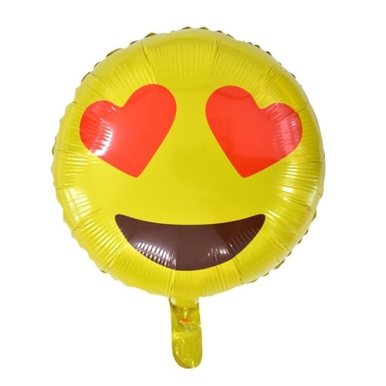 Balón foliový Smajlík Love 45 cm
