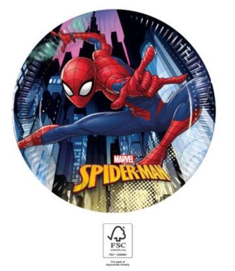 Papírový talíř "Ultimate SPIDERMAN", 19,5 cm, 8 ks