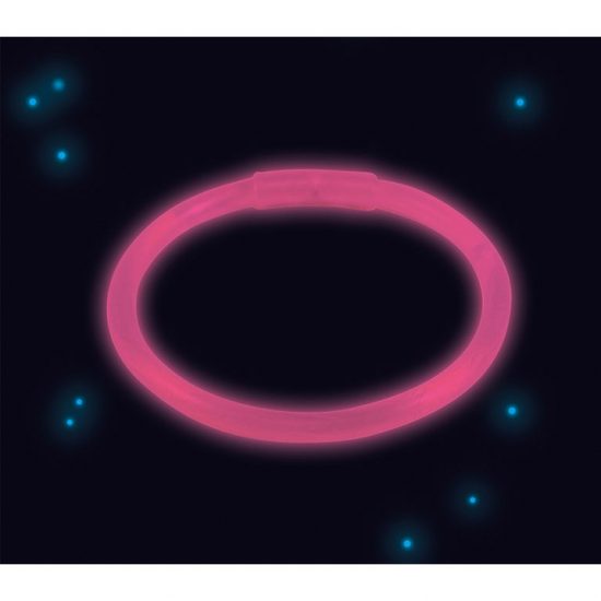 Svítíci náramek růžový 20 cm