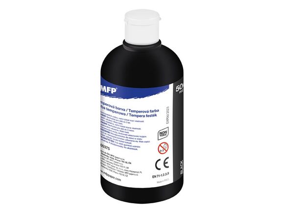 temperové barvy 500ml černá 6300375