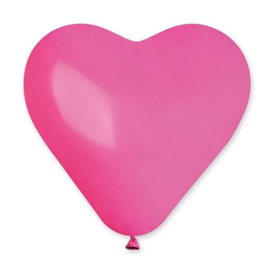 Balón Srdce růžové 25 cm - 1 ks