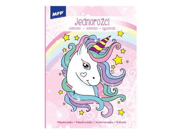 omalovánky A4 Jednorožci 2 210x276mm/32 5301057