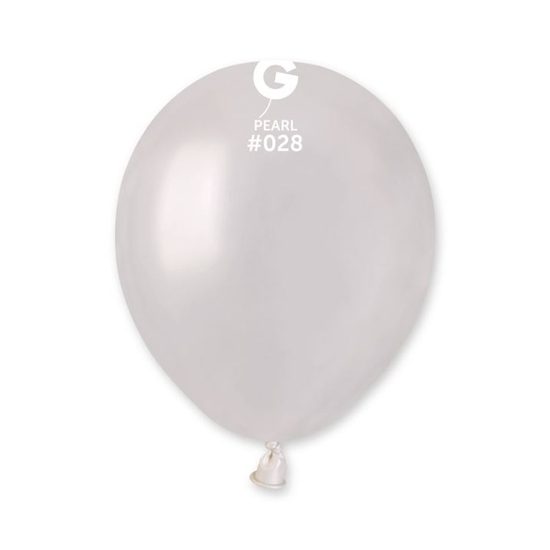 Balónek latexový MINI - 13 cm – Perleťový - 1 KS