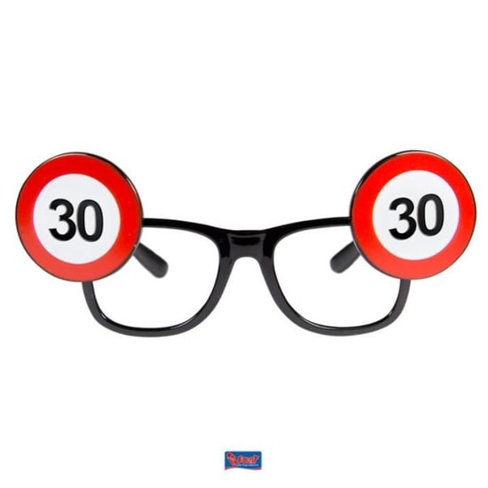 Brýle dopravní značka 30