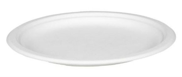 Talíř kulatý BIO cukrová třtina - 50ks - 22 cm