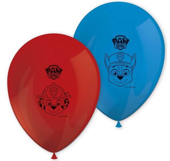 Balónky Tlapková patrola Paw Patrol - 8 ks 28 cm