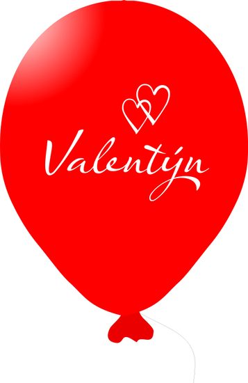Valentýn balónek