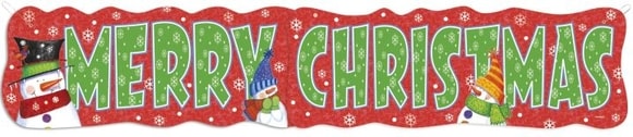 Girlanda - Banner Merry Christmas - Veselé Vánoce