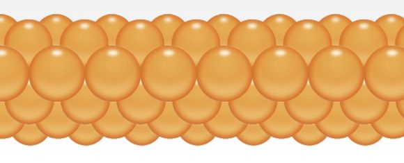 Balónková girlanda broskvová 3 m