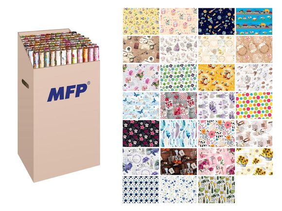 balící papír role 2x100x70 LUX MIX