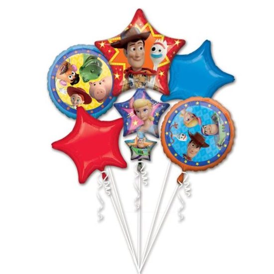 Balónková sada - 5 fóliových balónků - Toy Story - Příběh hraček