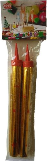 Party fontána na dort 15cm - zlatá 5/60/2