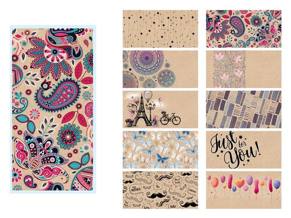 dopisní obálka DL natur