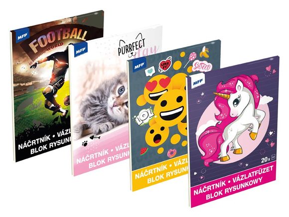 náčrtník A4/20listů 7500658