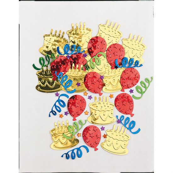 Dort k narozeninám konfety barevné 14 g