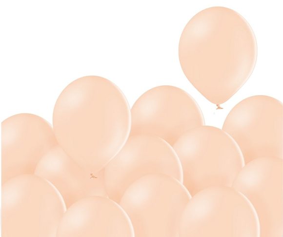 Balónky světle broskvové 453 - 100 kusů