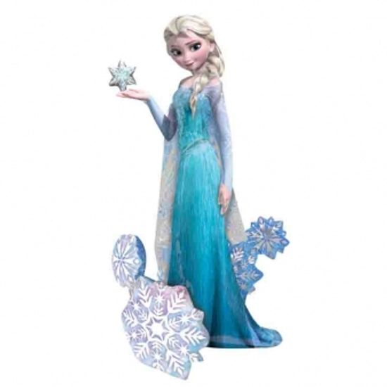 Amscan Frozen Elsa chodící balónek 88cm x 144cm modrý