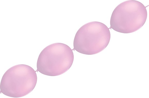 Balónky spojovací růžové