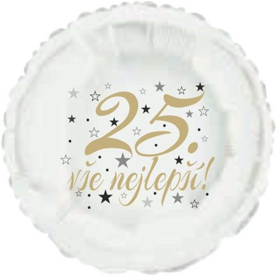 25. narozeniny balónek kruh