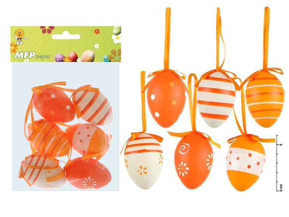 vajíčka plast 6cm/6ks S160026O 2221188