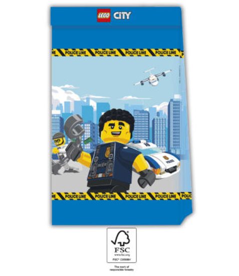 Lego City taška 4 ks papírová
