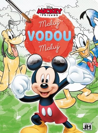 Omalovánky maluj vodou Mickey Mouse JIRI MODELS
