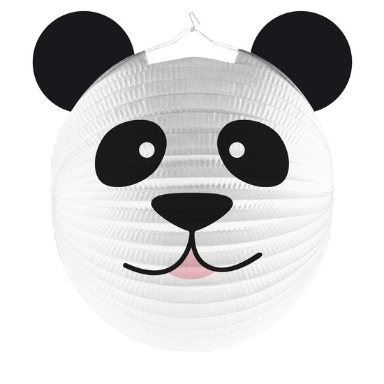 Panda lampion 25 cm