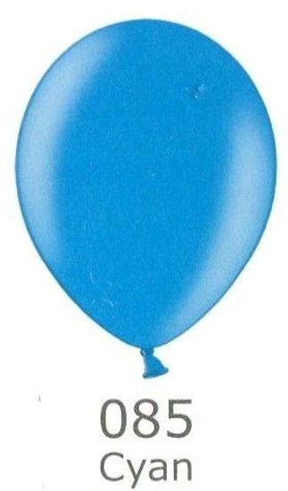Balónek modrý metalický 085