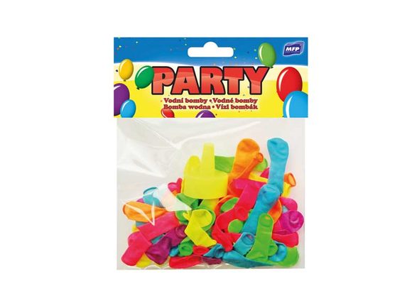 balónek M neon vodní bomba 50ks 8000127