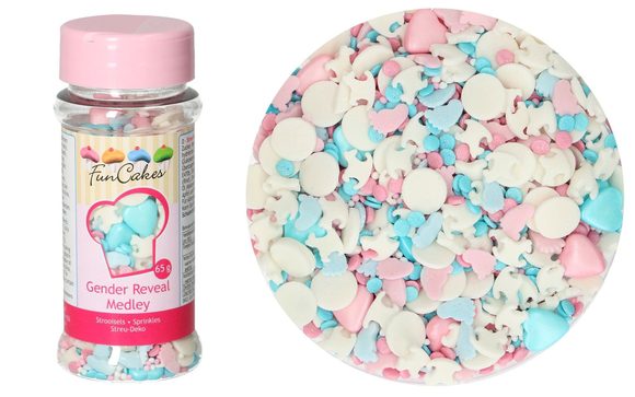 Cukrové zdobení Odhalení pohlaví - Gender reveal - Kluk nebo holka? - 65 g