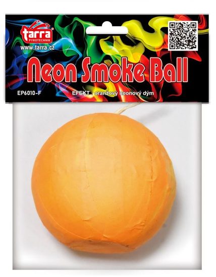 NEON SMOKE BALL - ORANŽOVÁ DÝMOVNICE - 1ks 72/1